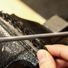 Load image into Gallery viewer, Chainsaw Sharpener Kit 12pk, 5/32” Inch (4mm) Manual Chainsaw File Set