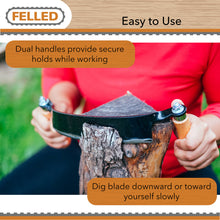 Load image into Gallery viewer, Draw Shave Knife – 5 IN Curved Draw Knife Curved Woodworking Tool