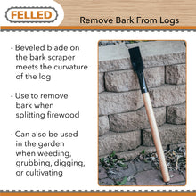 Load image into Gallery viewer, Bark Spud Debarking Tool – Log Peeler Bark Removal Tool – Log Debarker
